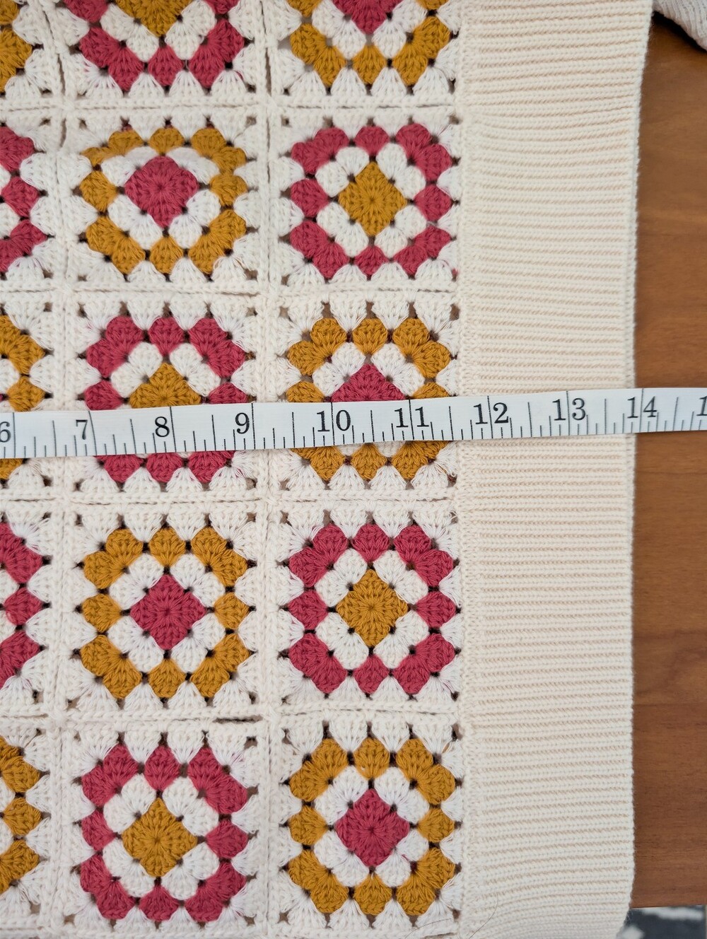 NWT Sezane Ayumi Jumper Ecru/ Ochre/ Vintage Pink - Size S - Picture 5 of 6